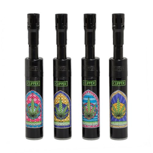 Clipper Зажигалка с длинным носиком Scared Weed