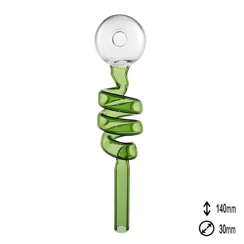 Скляна Спіральна Трубка Для Куріння 140mm