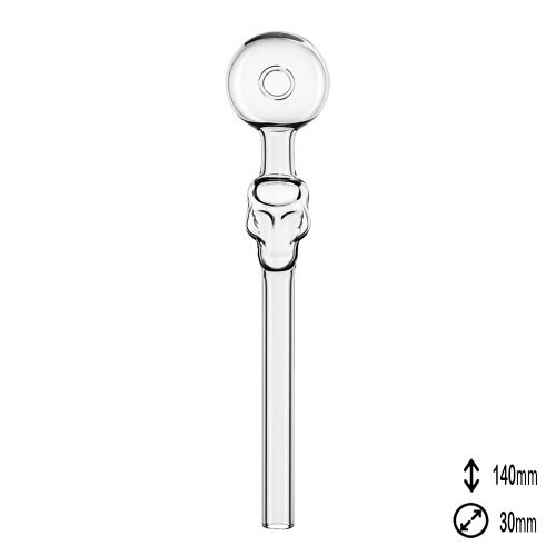Скляна Трубка Для Куріння Череп 140mm
